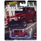 Toyota Land Cruiser FJ43 Red with White Top 