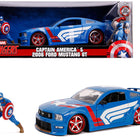 2006 Ford Mustang GT with Captain America Diecast Figurine 