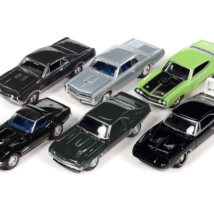 "Muscle Cars USA" 2022 Set B of 6 pieces Release 3 1/64 Diecast Model Cars by Johnny Lightning