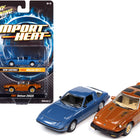 1982 Mazda RX-7 Blue Metallic and 1981 Datsun 280ZX Orange Mist Metallic 