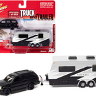 2005 Cadillac Escalade Matt Black with Camper Trailer Limited Edition to 6012 pieces Worldwide 