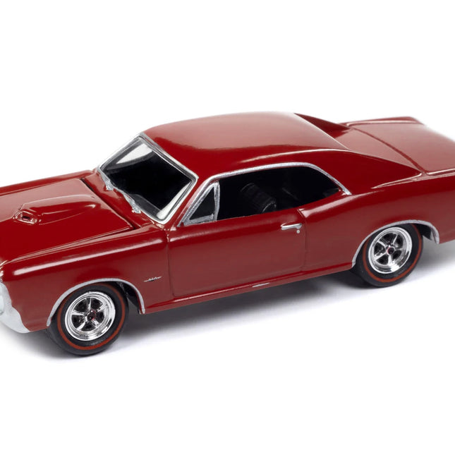 1966 Pontiac GTO Montero Red "USPS (United States Postal Service)" Pop Culture 2024 Release 1 1/64 Diecast Model Car by Johnny Lightning