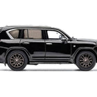 2021 Lexus LX 600 Black 1/64 Diecast Model Car by GCD