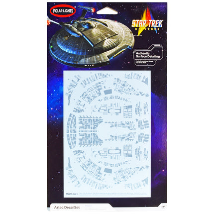 "Star Trek Universe" Aztec Decal Pack for NX-01 Enterprise Ship in 1/1000 Scale by Polar Lights