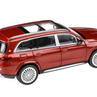 2020 Mercedes-Maybach GLS 600 with Sunroof Red Metallic 1/64 Diecast Model Car by Paragon