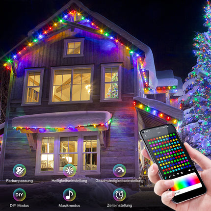 5V USB RGBIC Fairy String Lights with Bluetooth & Remote Control