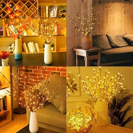 LED Willow Branch Light for DIY, Parties, and Christmas Décor