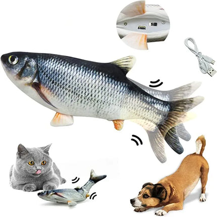 Interactive USB Fish Toy for Cats – Realistic Floppy Pet Toy