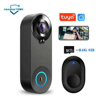 1080P Wireless Video Doorbell Camera - WiFi Smart Home Security