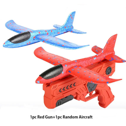 Children's Foam Ejection Aircraft Toy - Parent-Child Outdoor Interactive Flying Toy