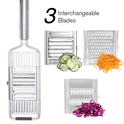 Stainless Steel Shredder Cutter for Easy Vegetable Slicing and Grating