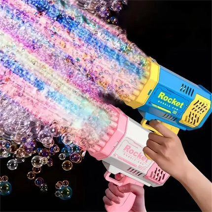 40-Hole Rocket Launcher Automatic Bubble Gun