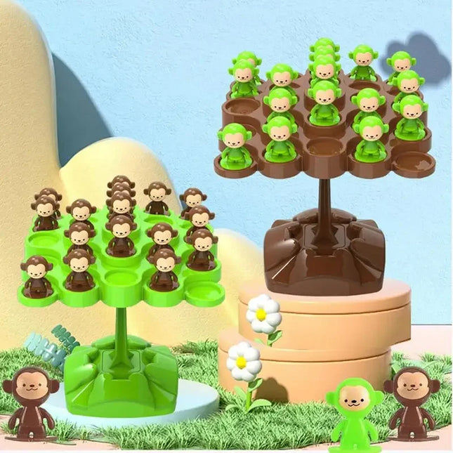 Creative Balancing Tree Toy – Digital Monkey Balance Scale Educational Math Game for Kids