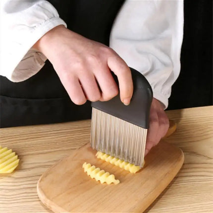 Stainless Steel Potato Chip Slicer and Crinkle Cutter for Fries