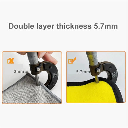 Microfiber Cleaning Towels for Car Body Washing, Soft & Thicken Drying Cloth (1/2/6pcs)