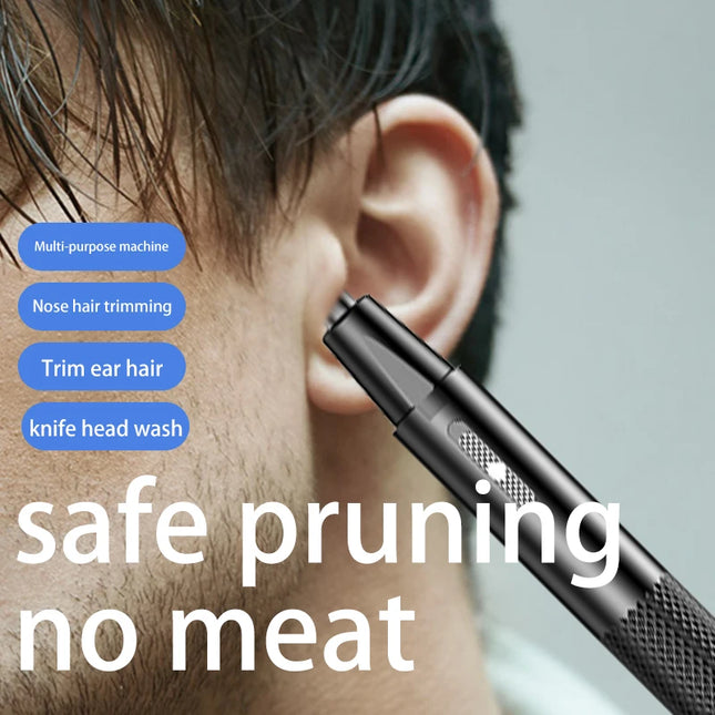 Portable USB Rechargeable Nose Hair Trimmer for Men