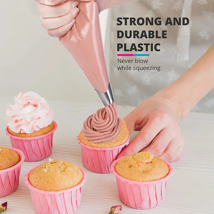 Durable Disposable Piping Bags for Cake and Pastry Decorating