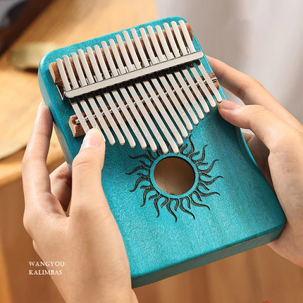 Hluru 17/21 Key Kalimba - Solid Maple Wood Thumb Piano for Beginners