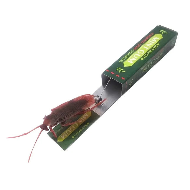 Simulation Cockroach Chewing Gum Toy – Funny Startle Novelty Self-Installation Prank Toy