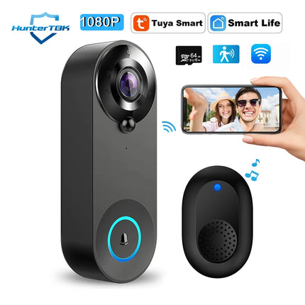 1080P Wireless Video Doorbell Camera - WiFi Smart Home Security