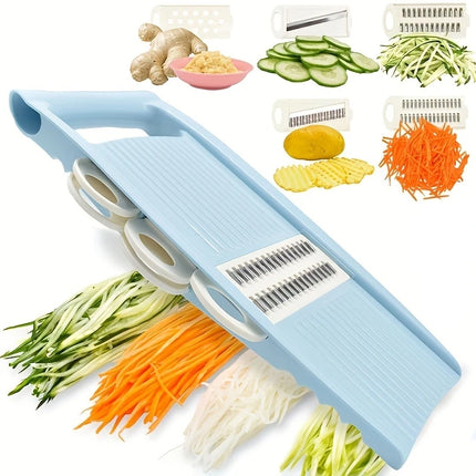 5-in-1 Multi-Functional Vegetable Chopper and Mandoline Slicer