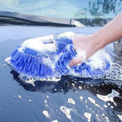 Car Cleaning Sponge Wash Brush Microfiber Polishing Scratch-Free Tool