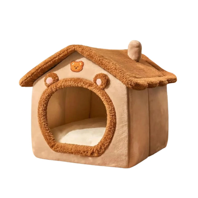 Foldable Pet House for Cats and Small Dogs - Washable and Comfortable