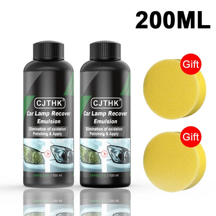 Car Headlight Restoration Kit: Polish & Scratch Remover