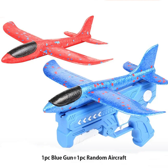 Children's Foam Ejection Aircraft Toy - Parent-Child Outdoor Interactive Flying Toy