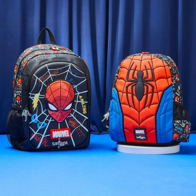 Smiggle Marvel Spider-Man Kids School Bag Set – Stationery & Accessories