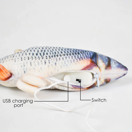 Interactive USB Fish Toy for Cats – Realistic Floppy Pet Toy