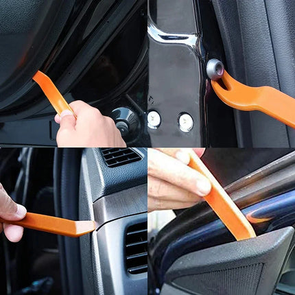 Car Door Clip & Disassembly Tool Set for Dashboard, Stereo & Trim Removal (1/4pcs)