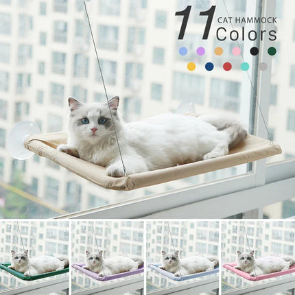 20KG Capacity Cat Hammock Window Seat – Comfortable Pet Bed