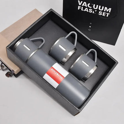 500ML Stainless Steel Vacuum Insulated Bottle Gift Set for Office