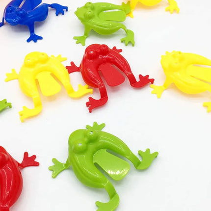 10-20Pcs Jumping Frog Bounce Fidget Toys for Kids - Stress Reliever Party Favor