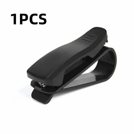 2PCS Universal Car Sun Visor Sunglasses Clip & Card Holder