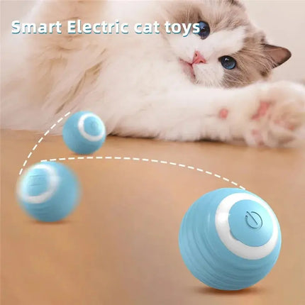 Interactive Cat Ball Toy – Self-Moving Electric Rolling Magic Ball