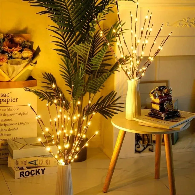 LED Willow Branch Light for DIY, Parties, and Christmas Décor