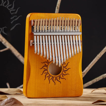 Hluru 17/21 Key Kalimba - Solid Maple Wood Thumb Piano for Beginners