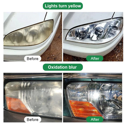 Car Headlight Restoration Kit: Polish & Scratch Remover