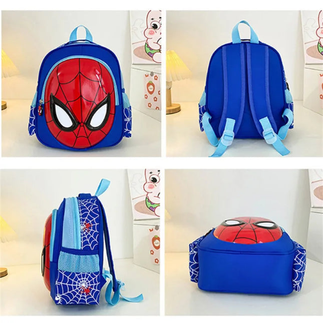 Marvel Spider-Man 3D Cartoon Shoulder Bag – Kids School Backpack