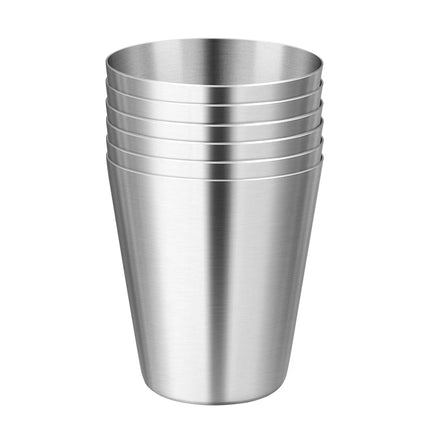 6Pcs Travel Stainless Steel Cups Mini Set with Case for Whisky & Wine