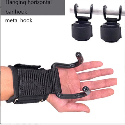 Lifting hook Power hook wrist strap non-slip hard pull hook Pull-up hand strap Grip wrist strap