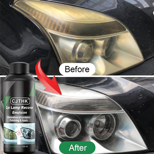 Car Headlight Restoration Kit: Polish & Scratch Remover