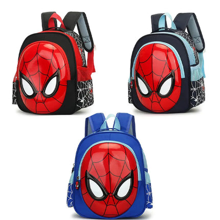 Marvel Spider-Man 3D Cartoon Shoulder Bag – Kids School Backpack