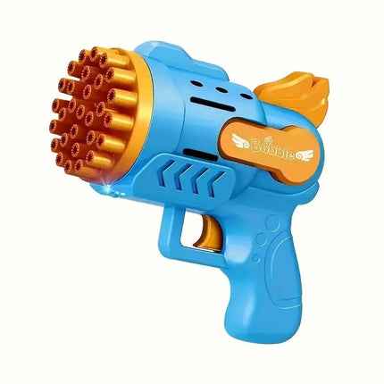 Light-Up 29-Hole Gatling Bubble Blaster for Kids