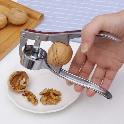 Stainless Steel Garlic Smasher and Squeezer for Easy Grinding