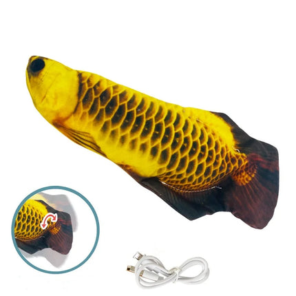 Interactive USB Fish Toy for Cats – Realistic Floppy Pet Toy