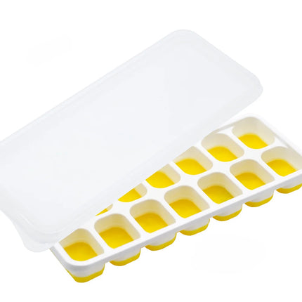 14-Grid Silicone Ice Cube Tray for Square Ice Blocks Maker