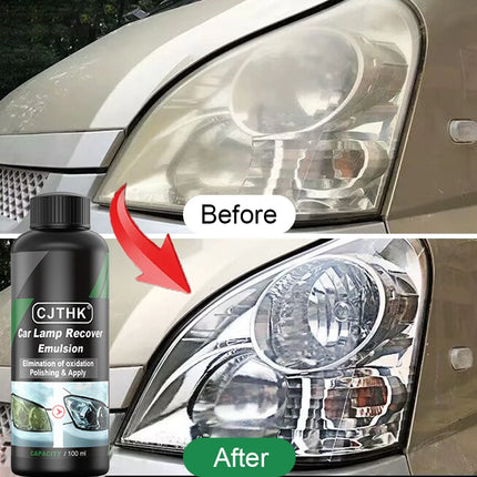 Car Headlight Restoration Kit: Polish & Scratch Remover